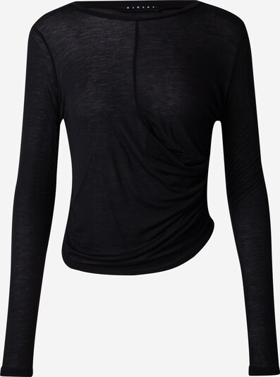 Sisley T-shirt en noir, Vue avec produit