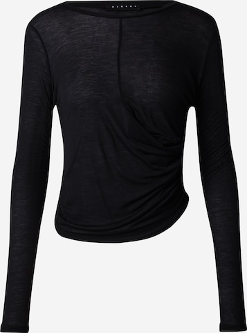 T-shirt Sisley en noir : devant