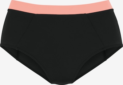 LASCANA ACTIVE Sport bikinibroek in de kleur Perzik / Zwart, Productweergave