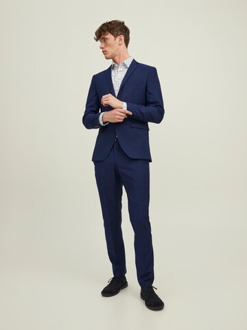 JACK & JONES Slimfit Garnitur 'Solaris' w kolorze niebieski