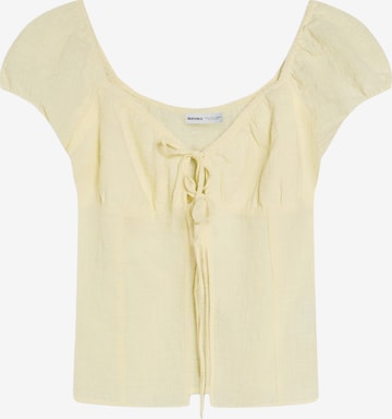 Bershka Blouse in Yellow: front