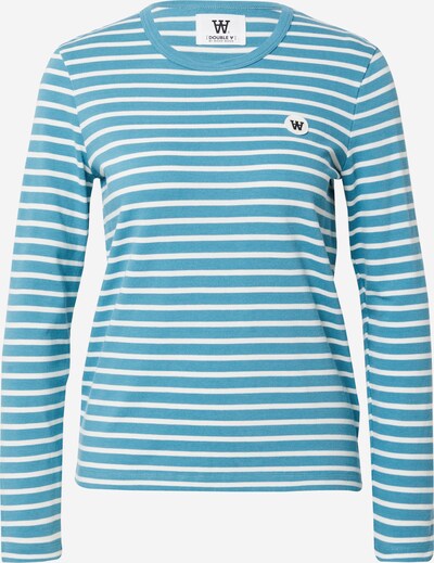 WOOD WOOD Camiseta 'Moa' en azul claro / blanco, Vista del producto