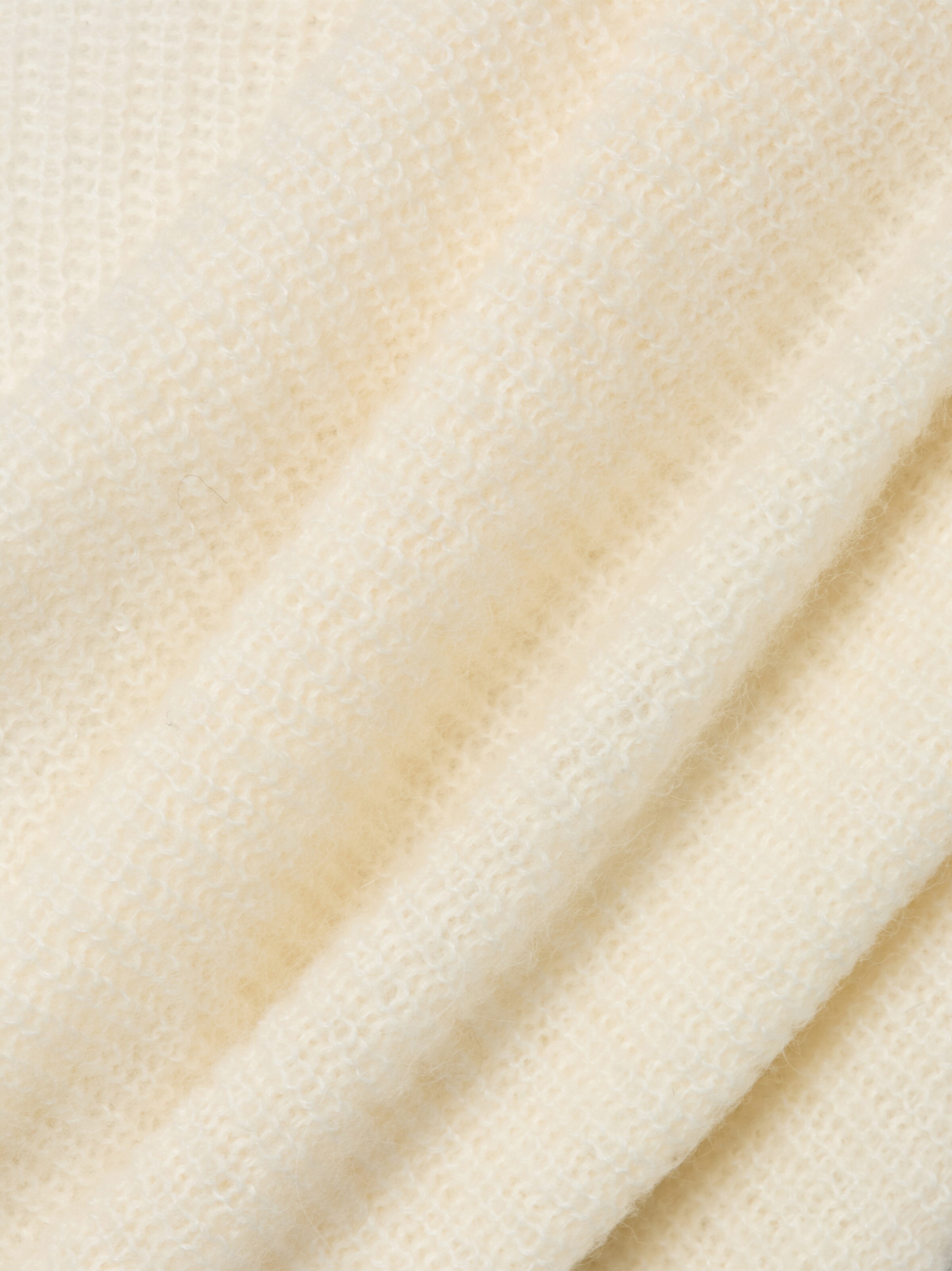 FYNCH-HATTON Strickjacke mit Alpaka-Anteil in Weiß