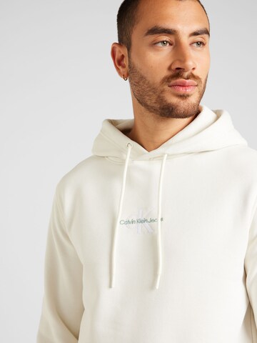 Calvin Klein Jeans Sweatshirt in Weiß