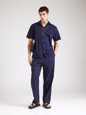 GAP Regular fit Button Up Shirt in Blue