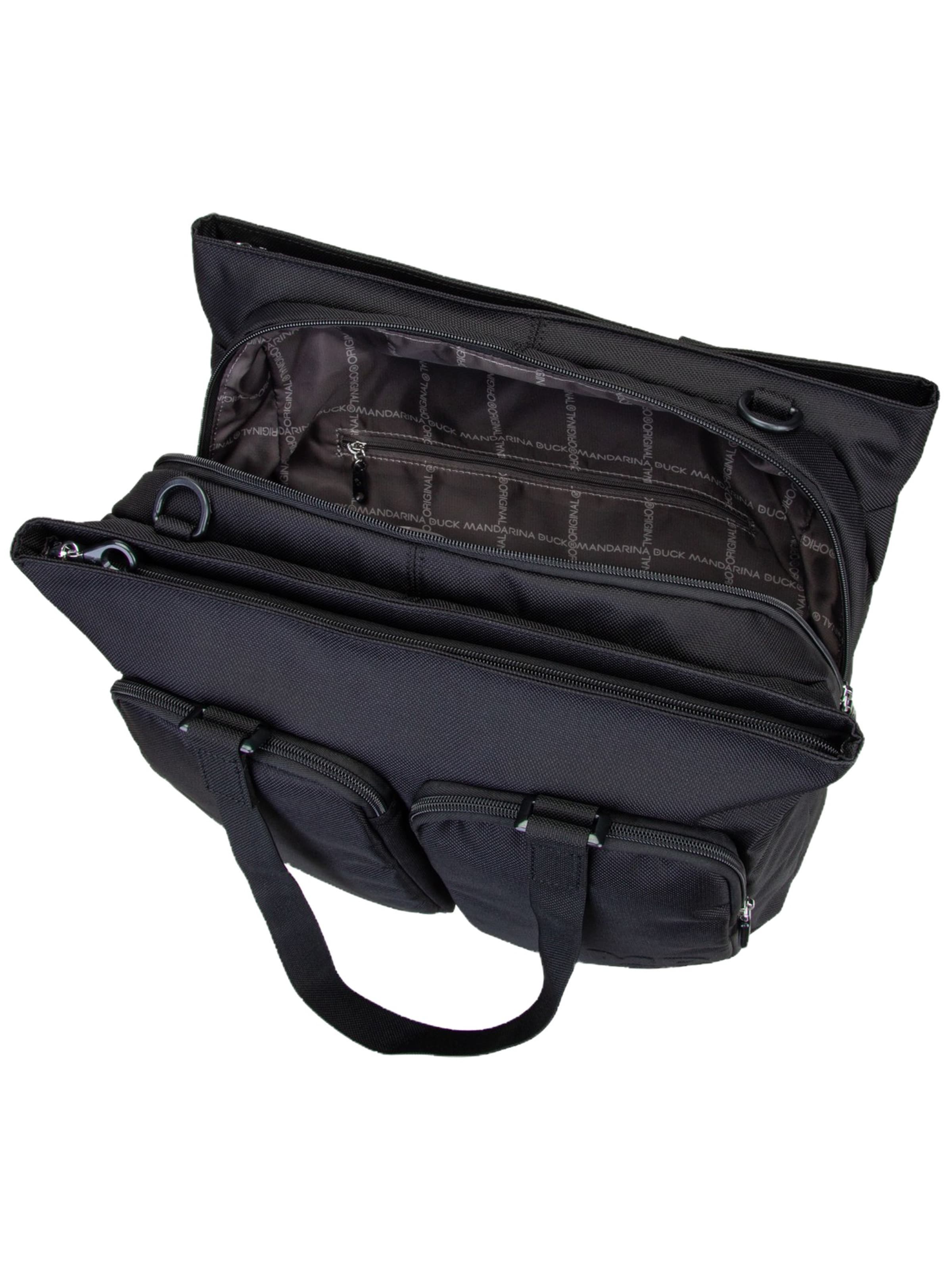 MANDARINA DUCK Shopper ' MD20 Double Zip QMT73 ' in Black