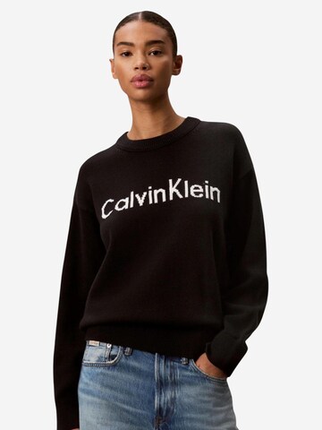 Pullover 'LV044G313G' di Calvin Klein Jeans in nero: frontale