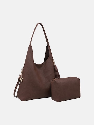 Borsa a mano 'Borsa a mano donna Kassandra Éclaire poliestere chiusura zip' di Kassandra in marrone