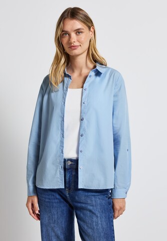 STREET ONE Blouse in Blue: front