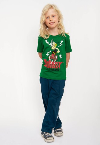 LOGOSHIRT Shirt 'Asterix le Gaulois' in Groen