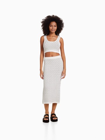 Bershka Skirt in White