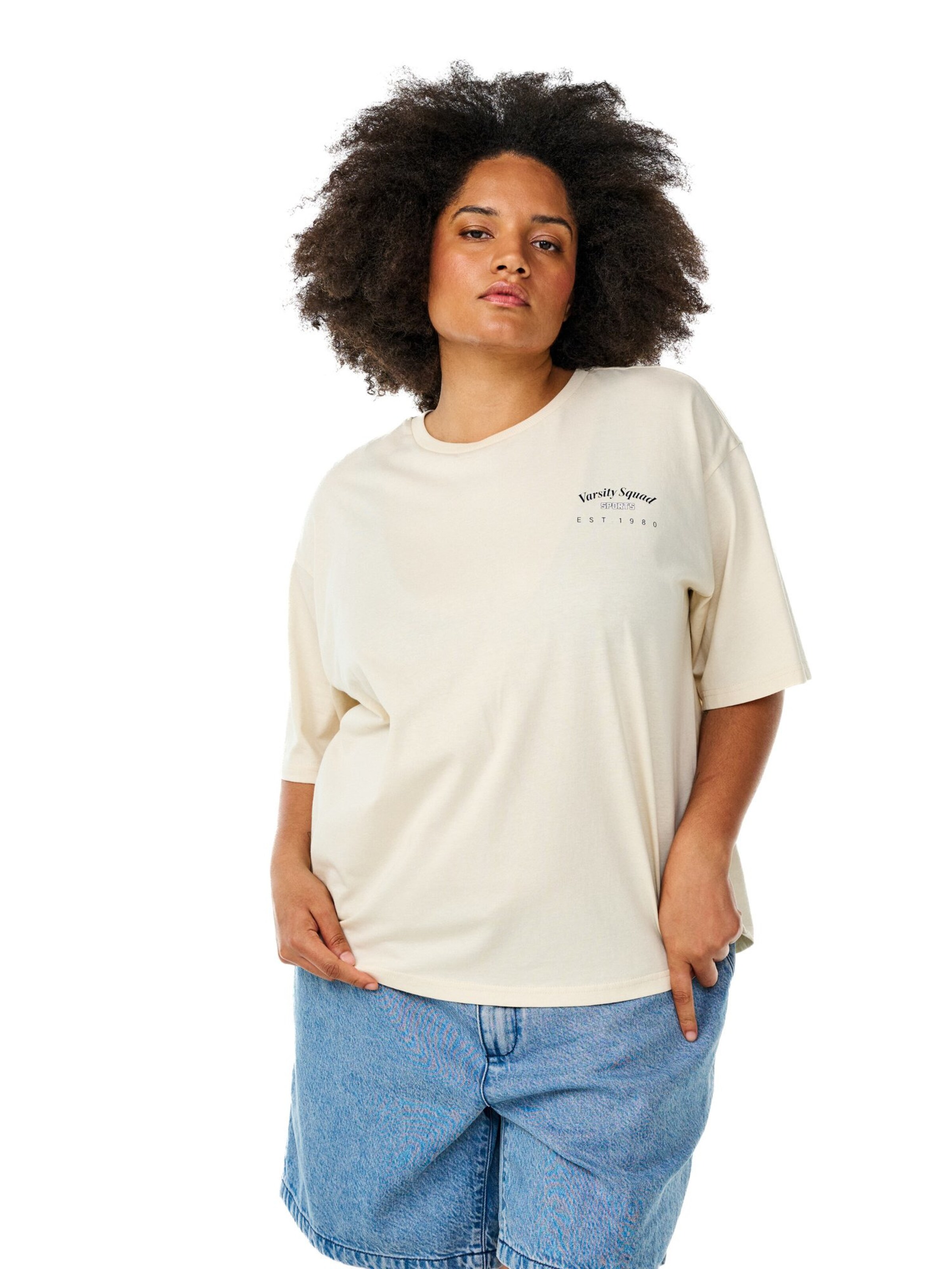 bēšs Zizzi T-Krekls: no priekšpuses