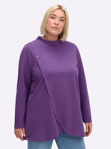 SHEEGO T-shirt i lila: framsida
