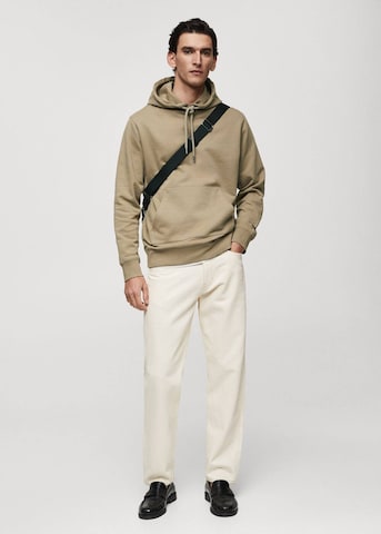 MANGO MAN Sweatshirt 'Bone' in Beige