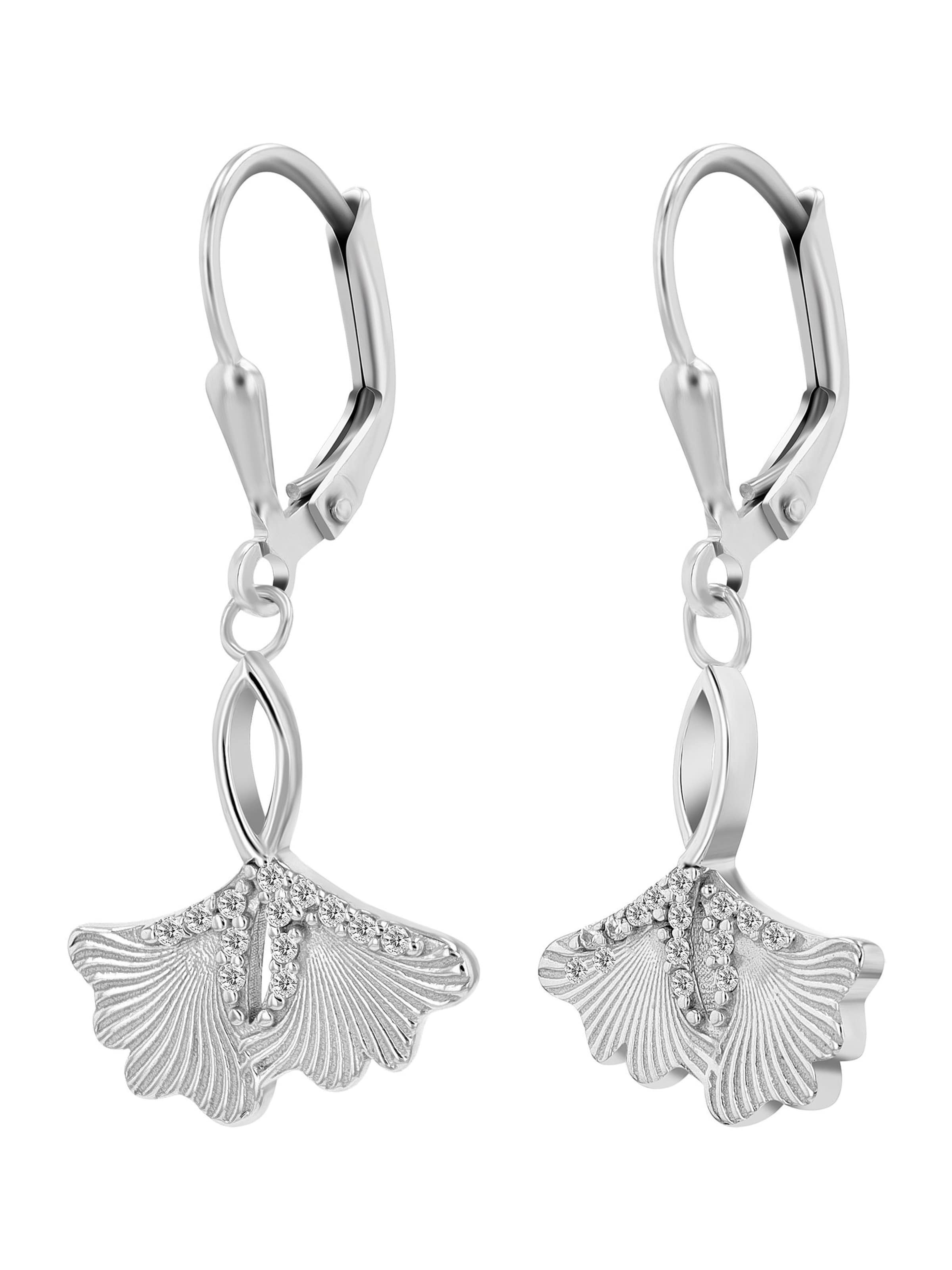 Akzent Earrings 'Mariken, 925 Sterlingsilber, langlebig' in Silver