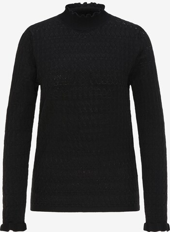 Pull-over faina en noir : devant