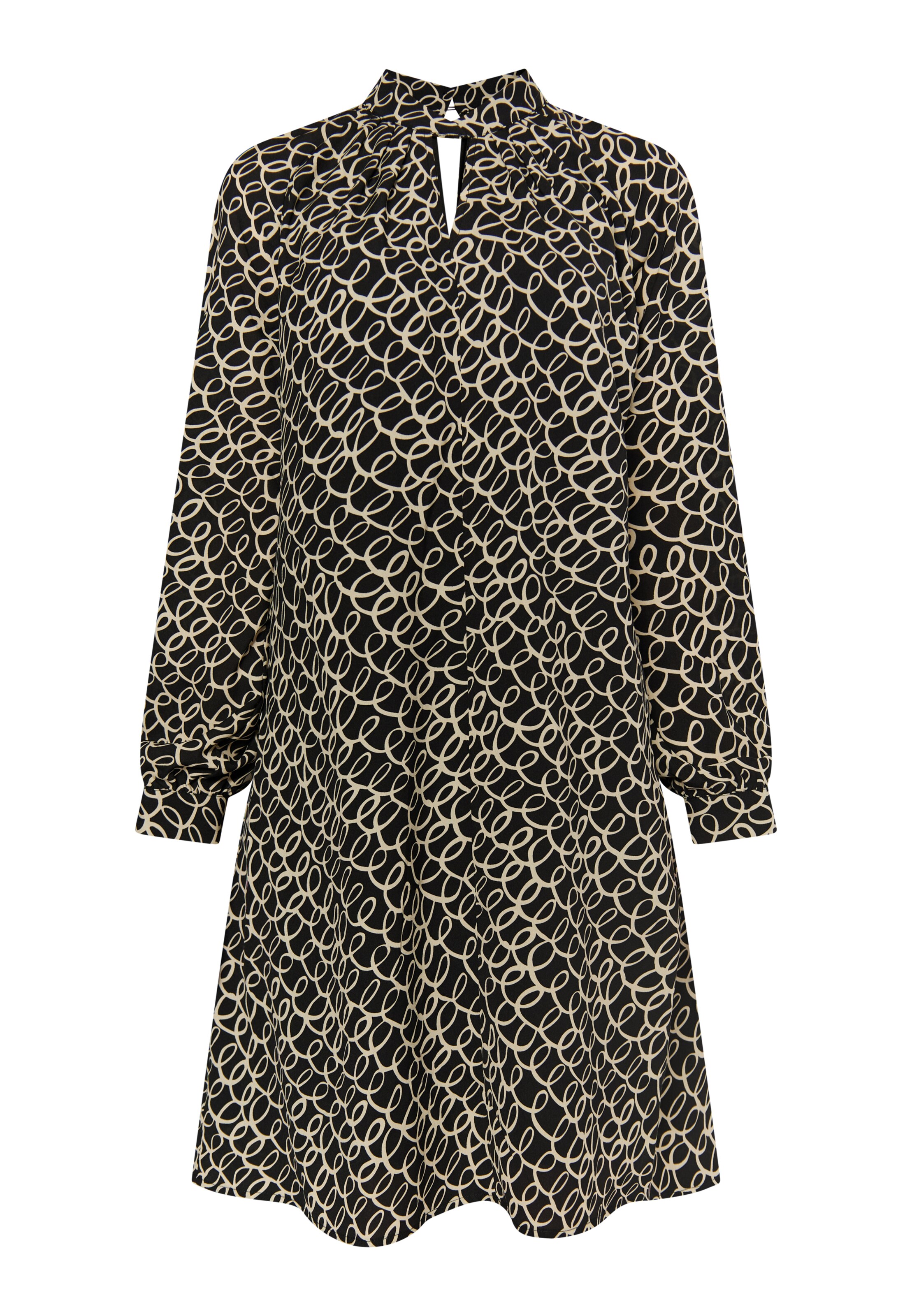 DreiMaster Klassik Jurk in Zwart: voorkant