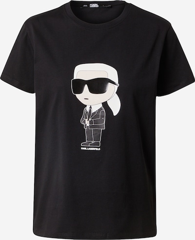 Karl Lagerfeld Shirts 'Ikonik 2.0' i sort / hvid, Produktvisning