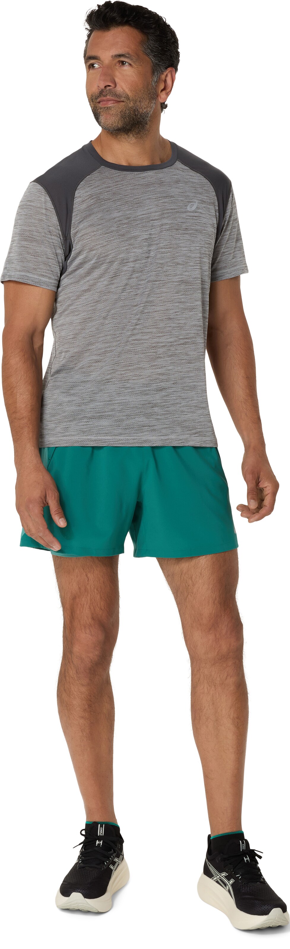 ASICS Regular Workout Pants in Green