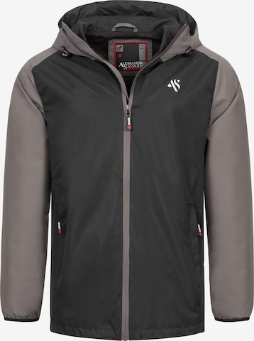 Veste fonctionnelle Alessandro Salvarini en noir : devant
