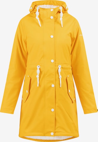 DreiMaster Maritim Raincoat in Yellow: front