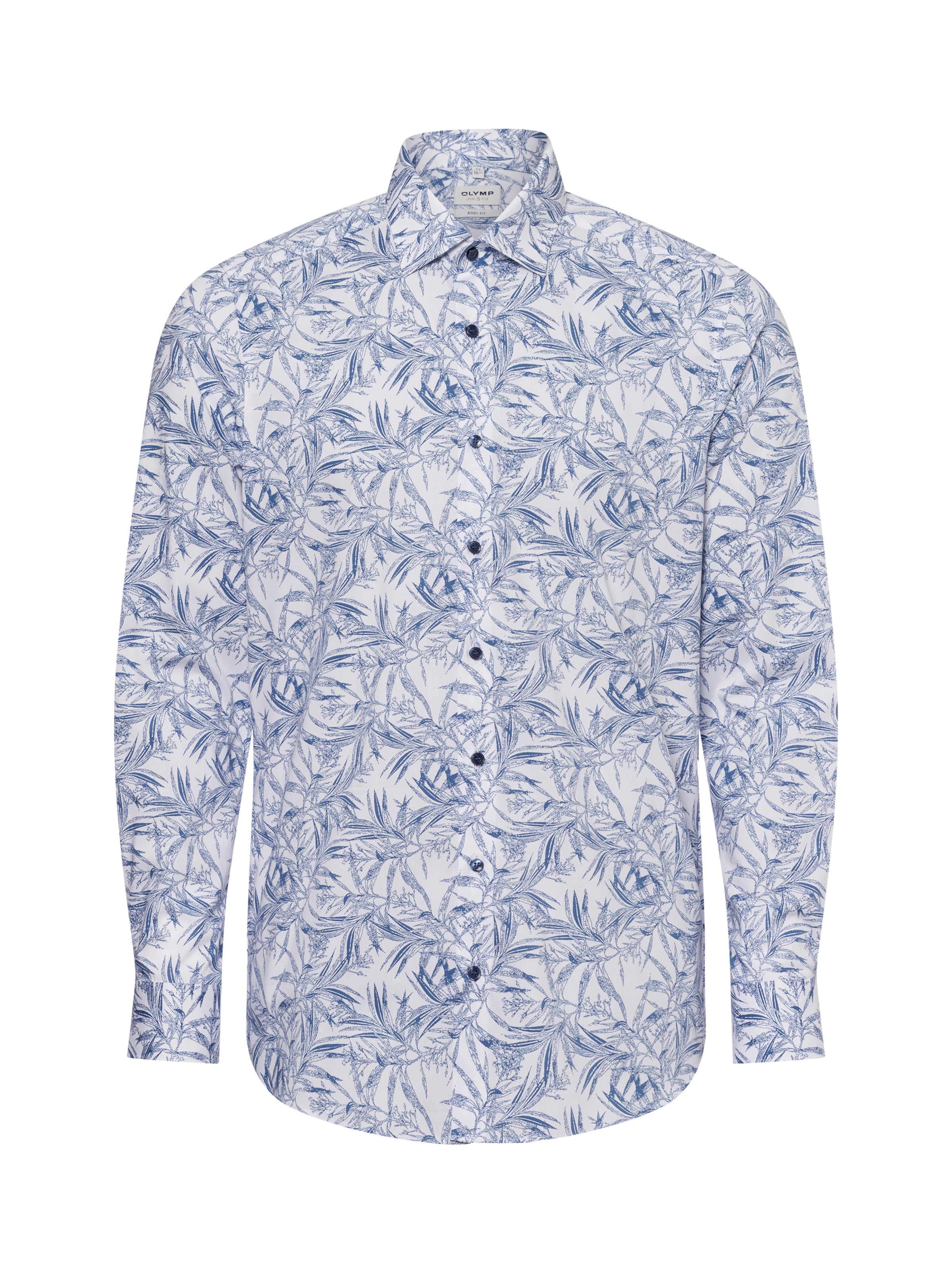 OLYMP Slim fit Business Shirt in Blue: front