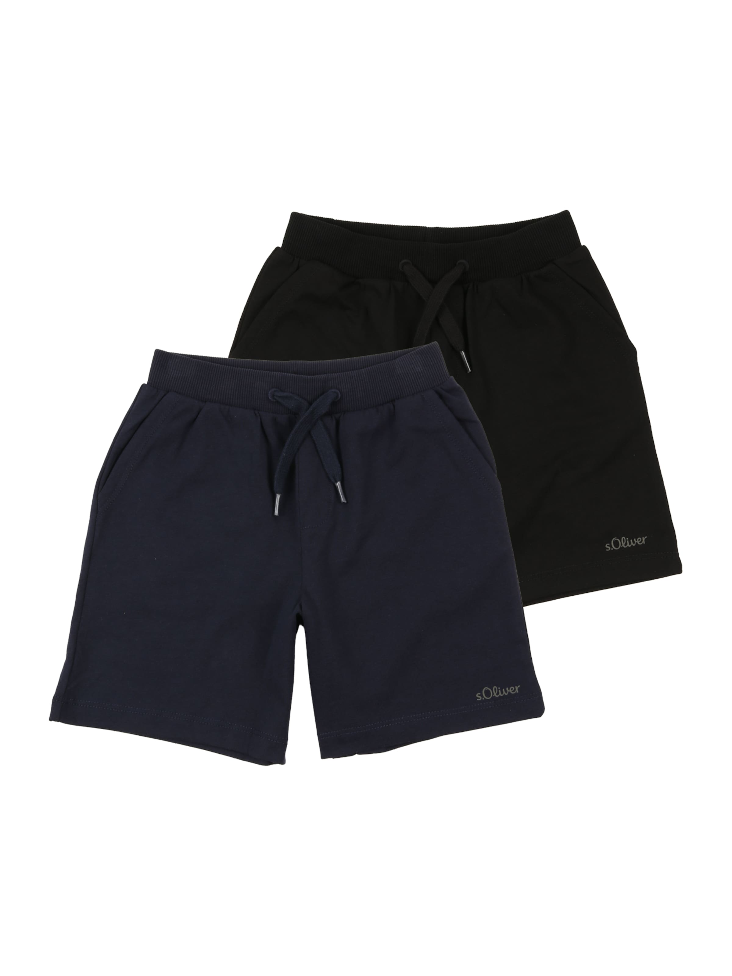 Pantaloni de la s.Oliver pe albastru: față