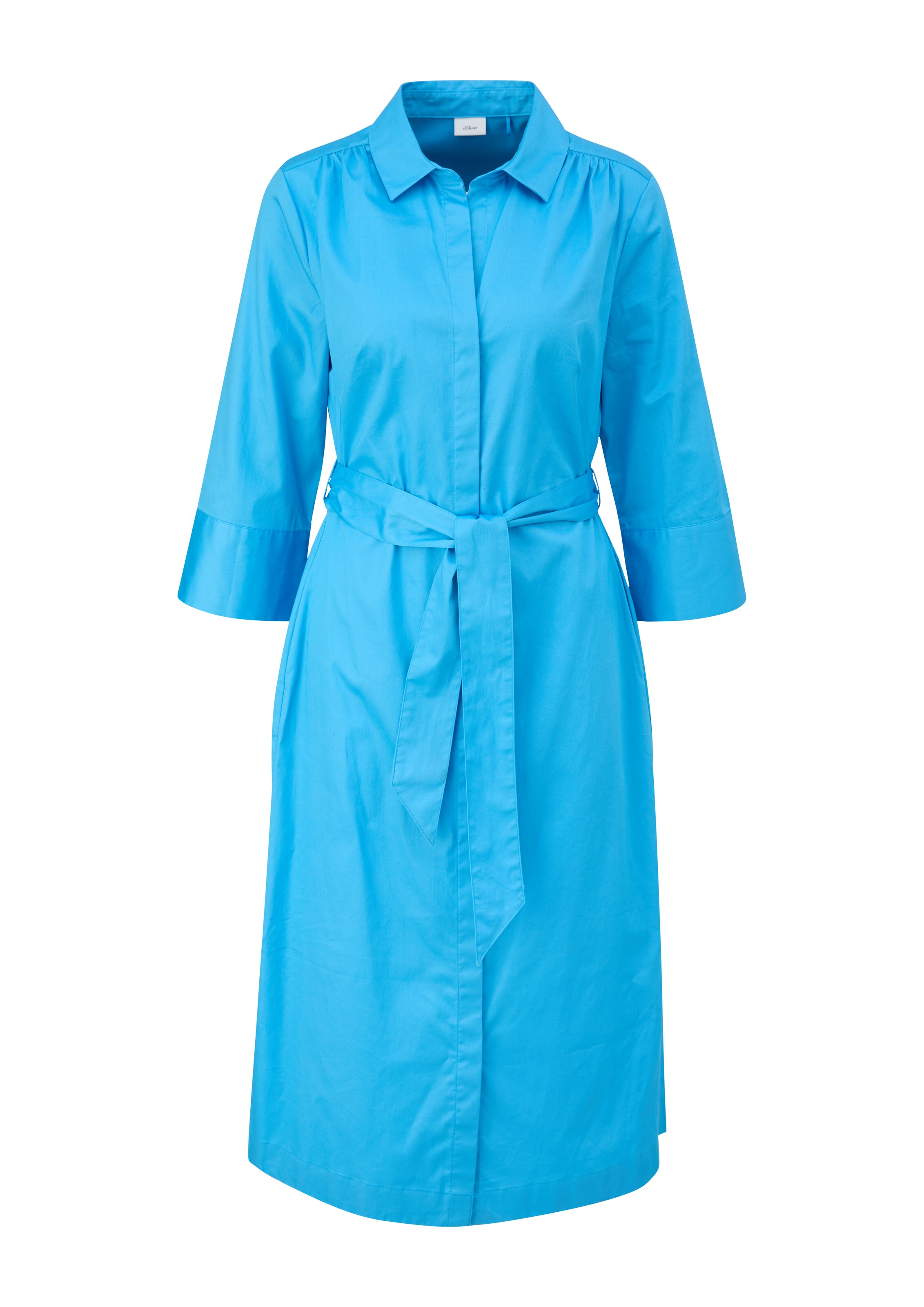 s.Oliver BLACK LABEL Sukienka koszulowa w kolorze niebieski: przód