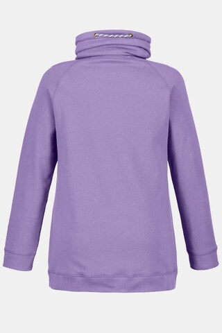 Ulla Popken Sweatshirt in Purple
