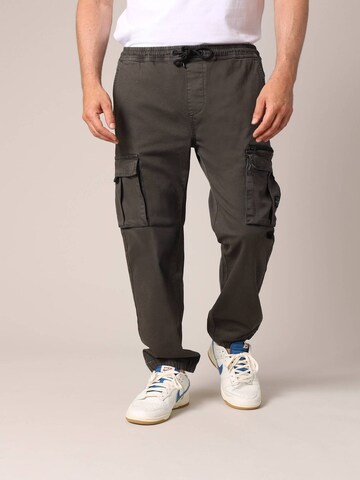 Effilé Pantalon cargo 'Monroe' Deeluxe en gris : devant