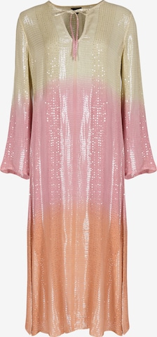 Robe de soirée South Beach en mélange de couleurs : devant