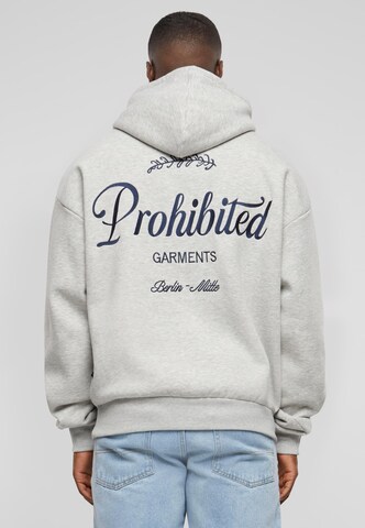 Prohibited Sweatshirt in Grau: Vorderseite