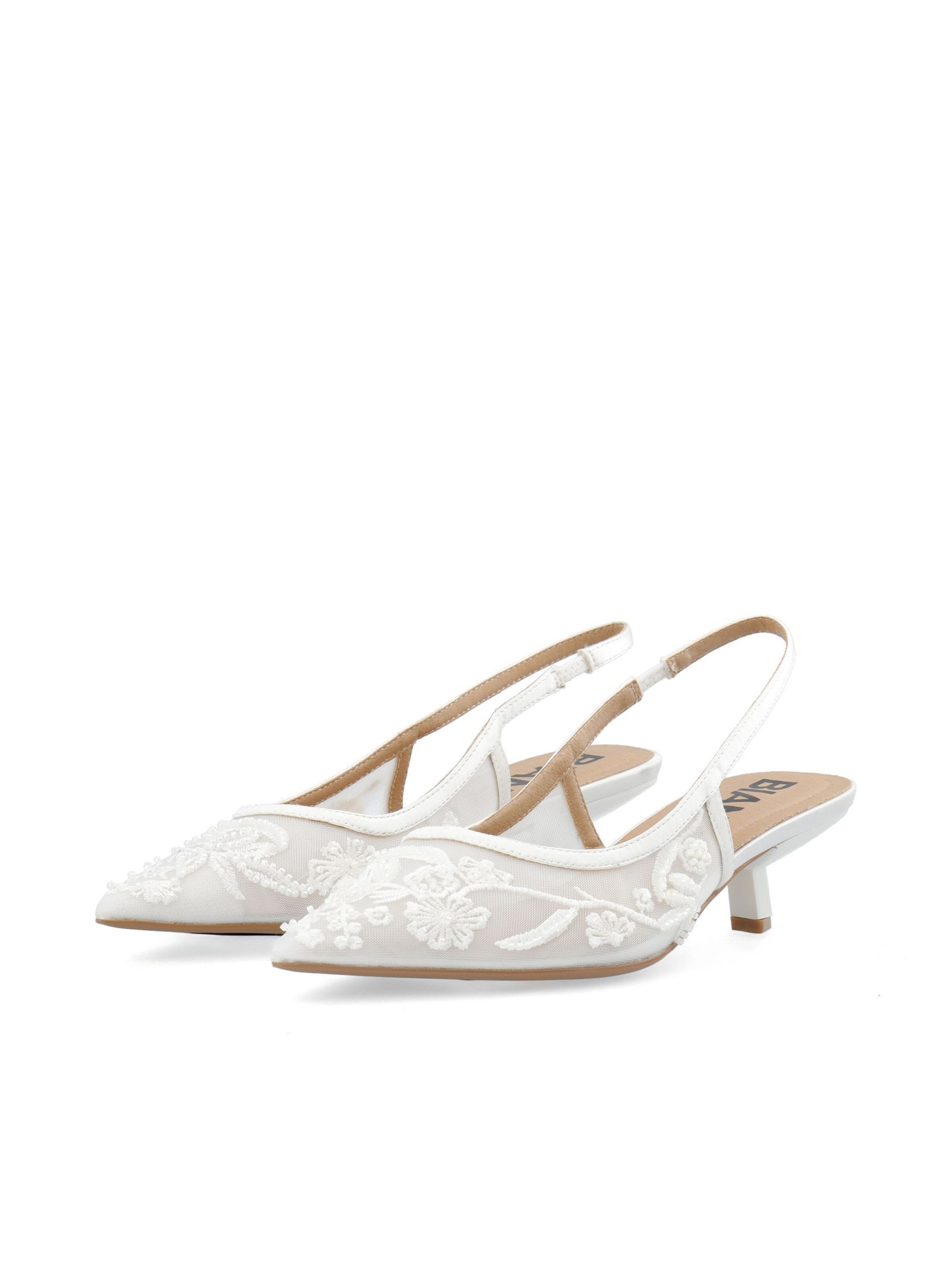 Bianco Slingpumps 'Kristin' i hvid
