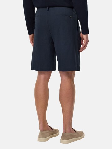 Loosefit Pantalon à pince Boggi Milano en bleu