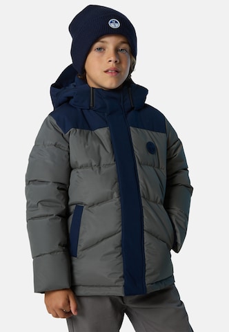 North Sails Winterjas 'Aurora' in Grijs: voorkant