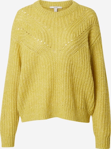 Pull-over ESPRIT en jaune : devant