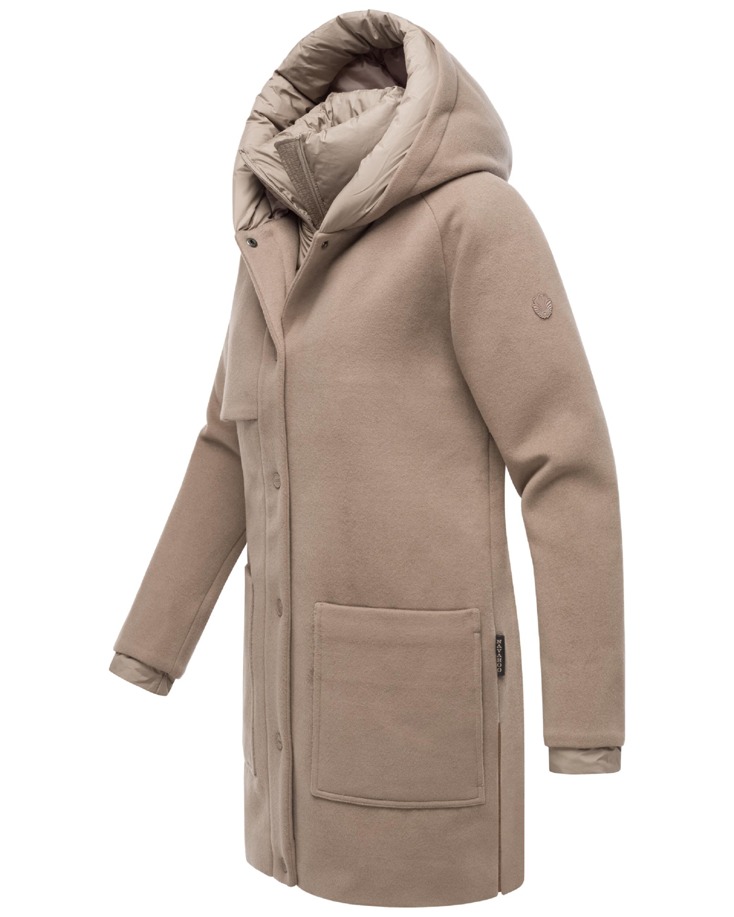 NAVAHOO Зимнее пальто 'Flauschwunder 14' в Бежевый