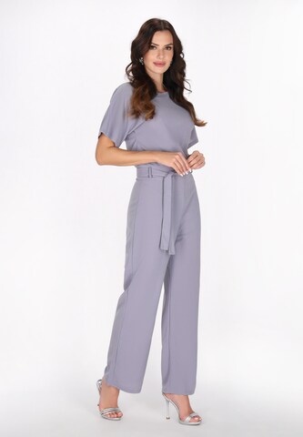 faina Jumpsuit in Grey: front