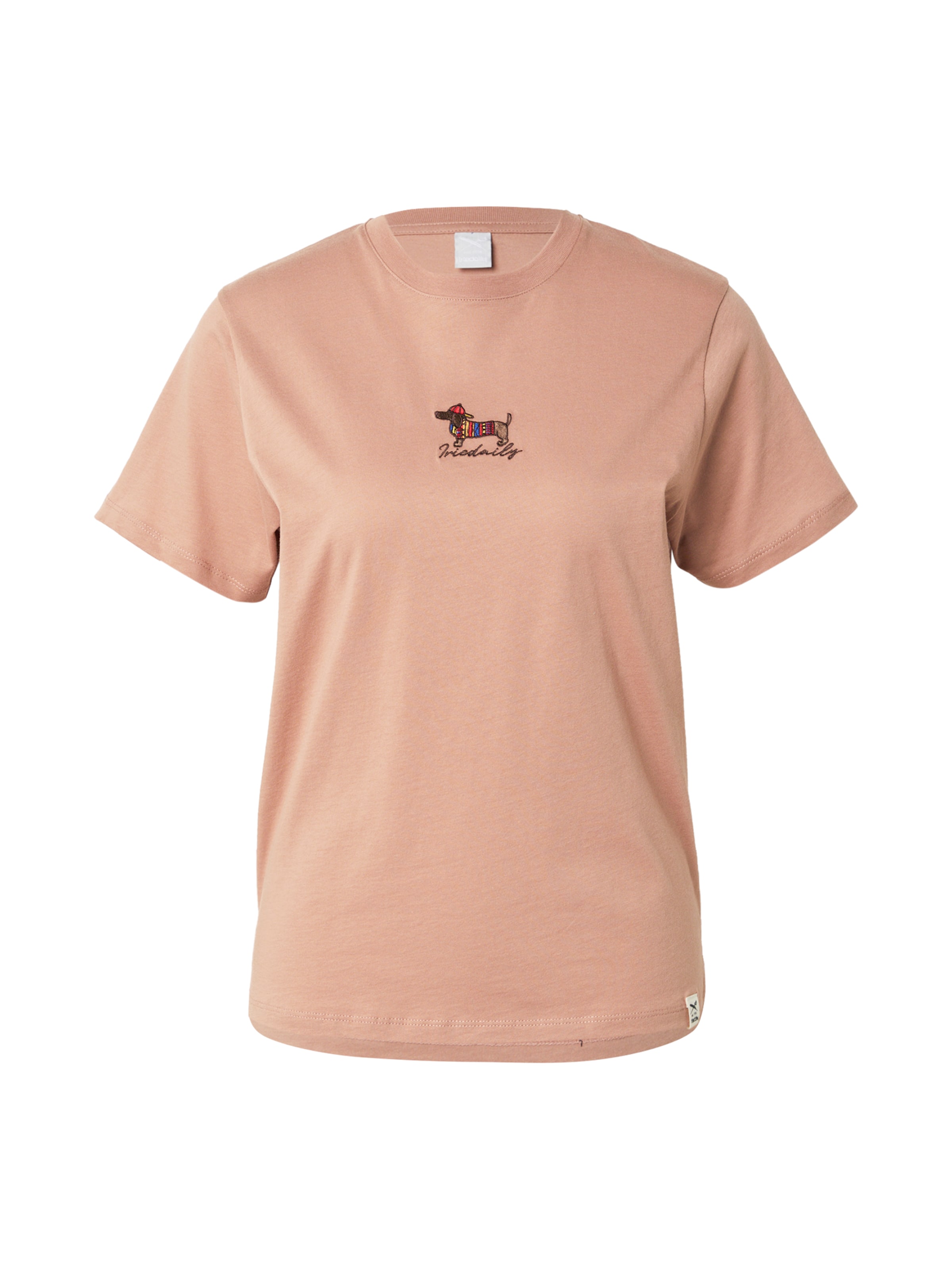 T-shirt 'Dacksi' Iriedaily en rose : devant