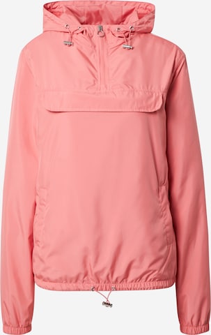 Veste mi-saison Urban Classics en rose : devant