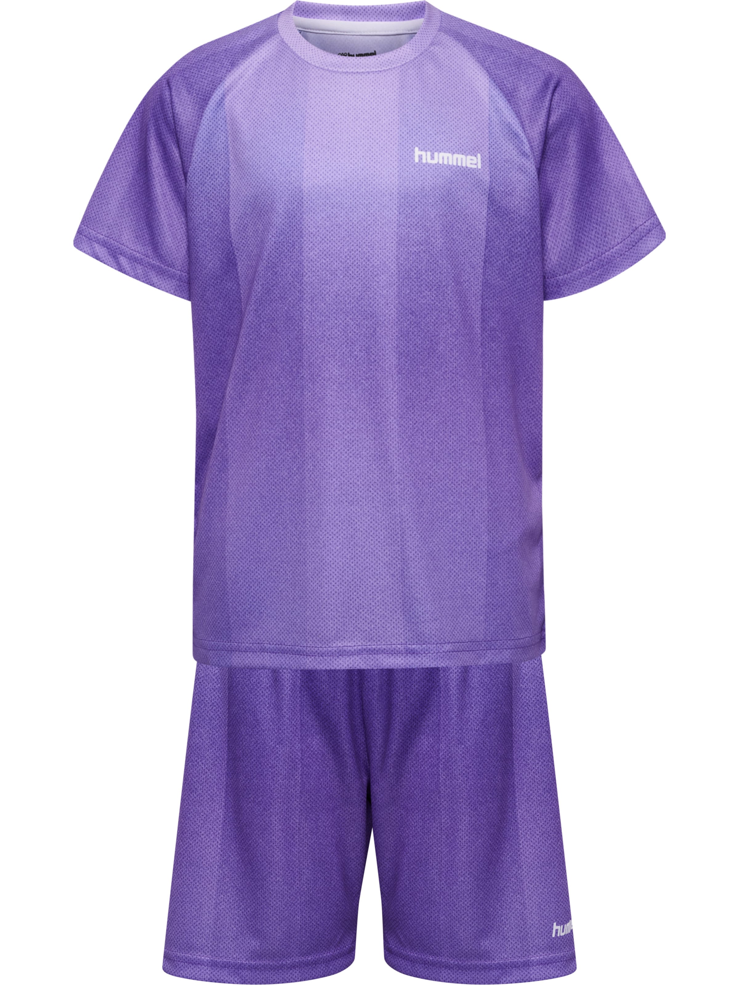 Hummel Trainingspak in Lila: voorkant