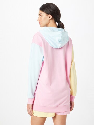 ADIDAS SPORTSWEAR Sportsweatshirt 'Essentials Colorblock Logo ' in Pink