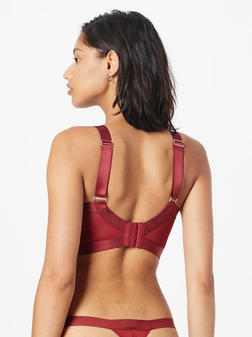 Bustino Reggiseno 'Hana' di Hunkemöller in rosso