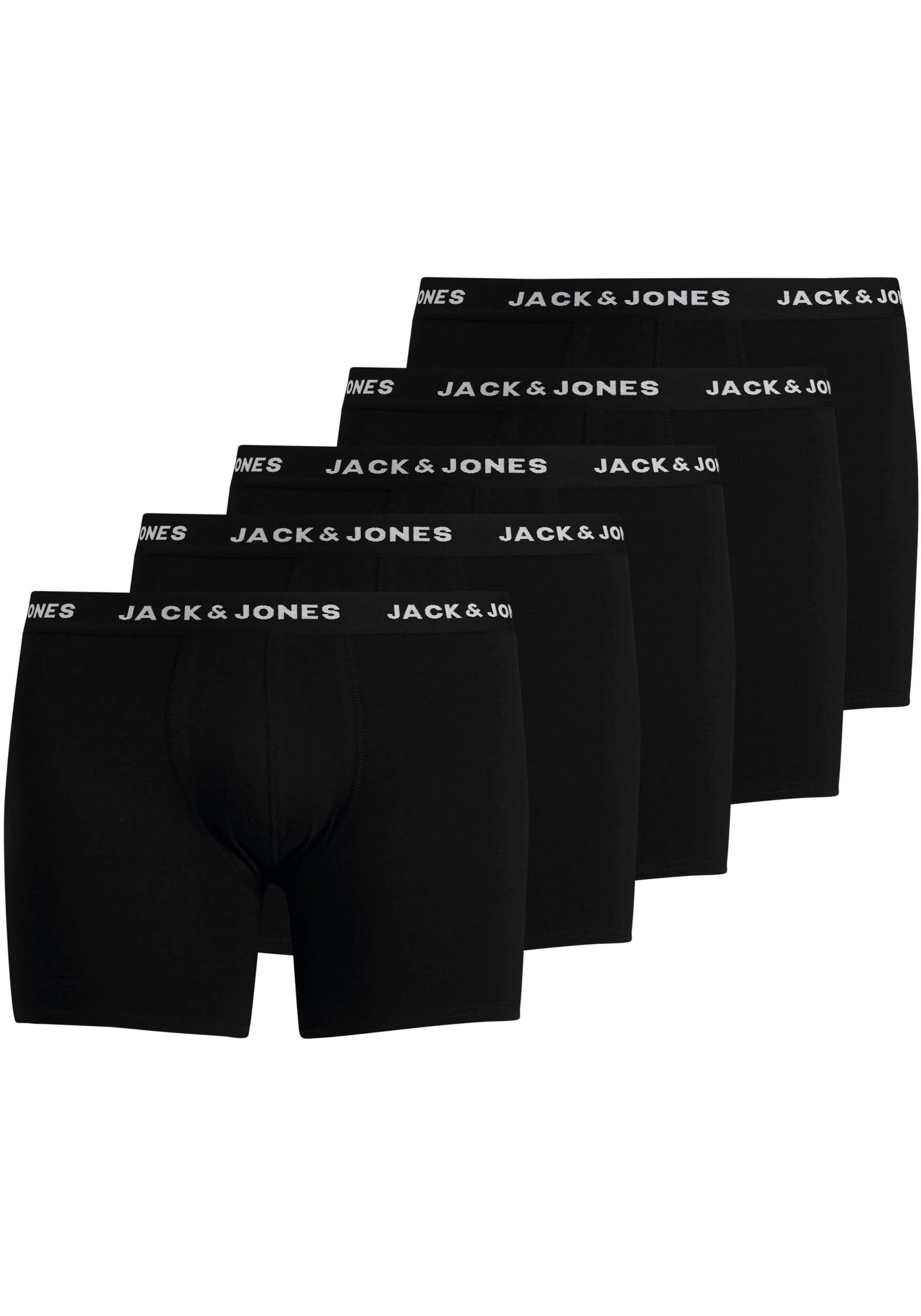 Boxers 'Huey' Jack & Jones Plus en noir : devant