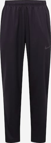 Regular Pantalon de sport 'Dry Woven' NIKE en noir : devant