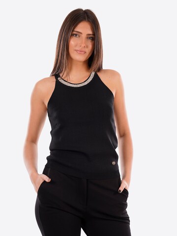 Top 'Canotta' di Yes Zee in nero