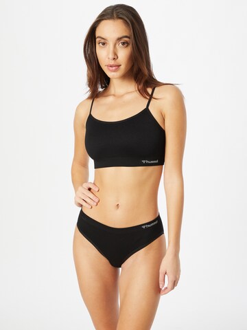 Bustier Soutien-gorge de sport 'Juno' Hummel en noir