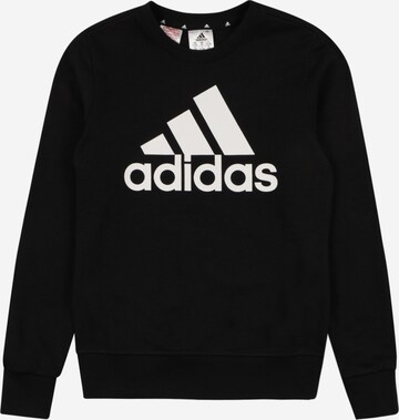 ADIDAS SPORTSWEAR Αθλητική μπλούζα φούτερ σε μαύρο: μπροστά