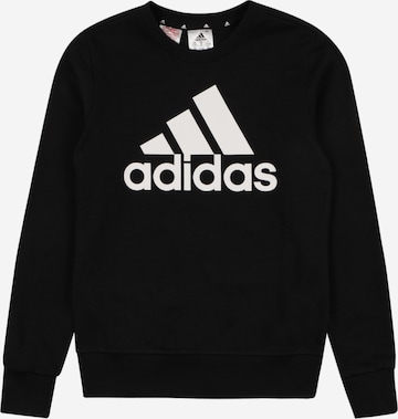 ADIDAS PERFORMANCE Sport sweatshirt i svart: framsida