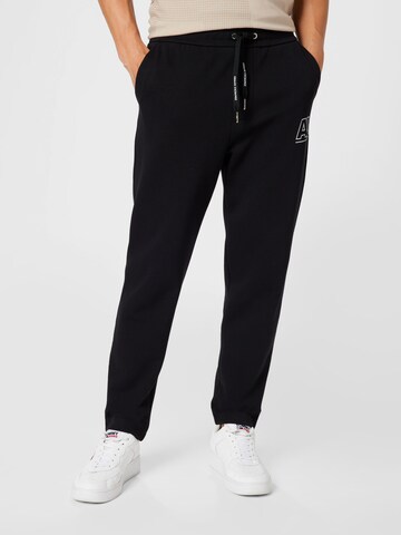 Regular Pantaloni de la ARMANI EXCHANGE pe negru: față